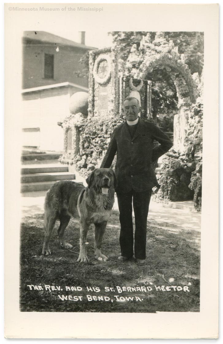 The Rev and his St Bernard